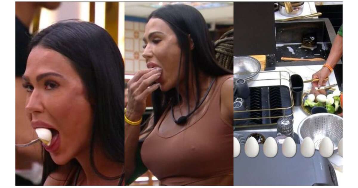 'Vai render barraco': Gracyanne Barbosa come quantidade absurda de ovos no 'BBB 25' e TV Globo faz contagem