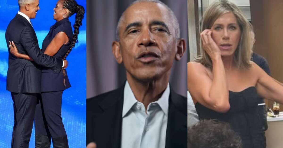 Barack Obama e Jennifer Aniston estariam vivendo romance, ex-presidente deve anunciar o divórcio