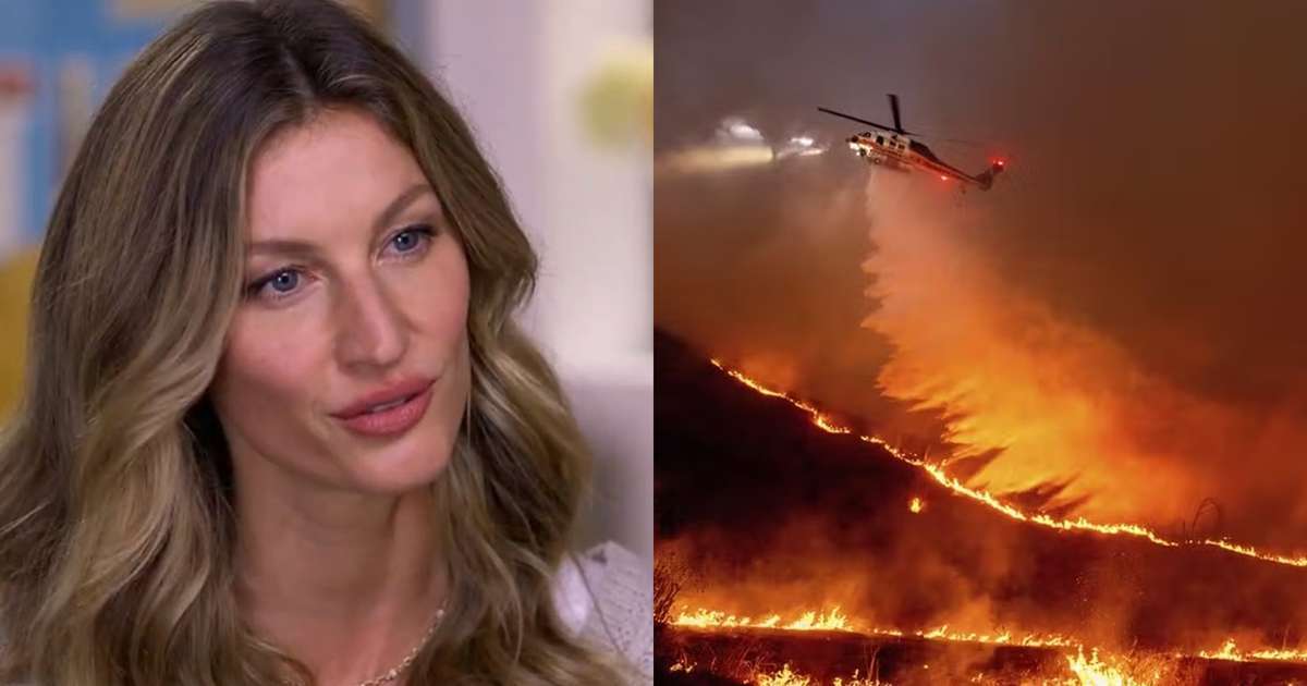 Gisele Bündchen anuncia doação e faz apelo após incêndios em Los Angeles: 'Por favor'