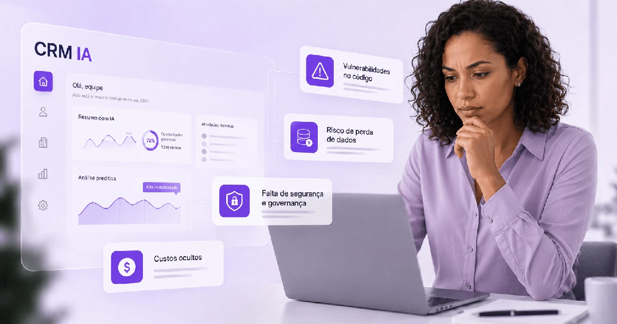 Riscos de criar CRM com IA geram alerta nas empresas