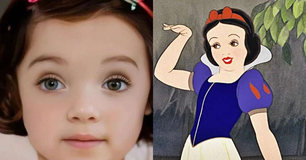 Princesas da Disney na vida real: Como seria a versão criança de personagens icônicas como Moana e Branca de Neve?