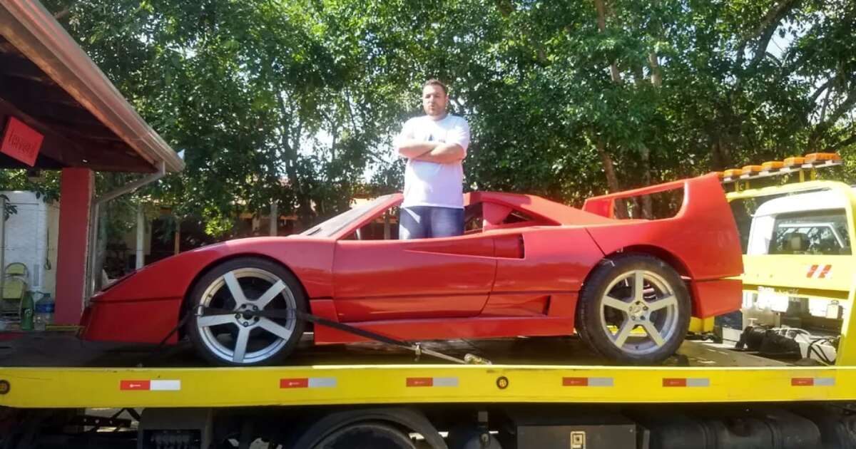 Dentista é processado pela Ferrari após criar réplica artesanal de carro icônico