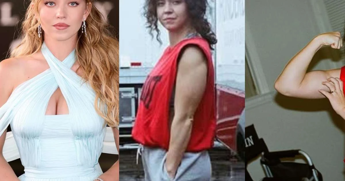 'Não cabia em nenhuma de minhas roupas': com 4 horas de treino todo dia, Sydney Sweeney ganhou 13kg de puro músculo para novo papel no cinema