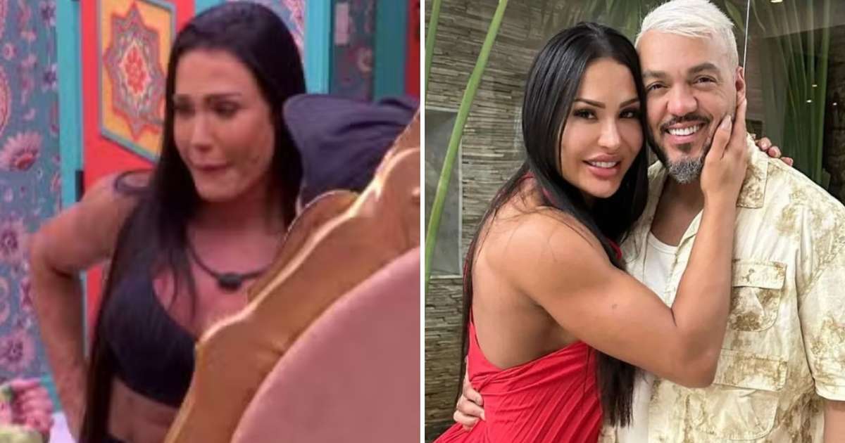 BBB 25: Gracyanne Barbosa chora ao lembrar de Belo: 'Sofria de crise'