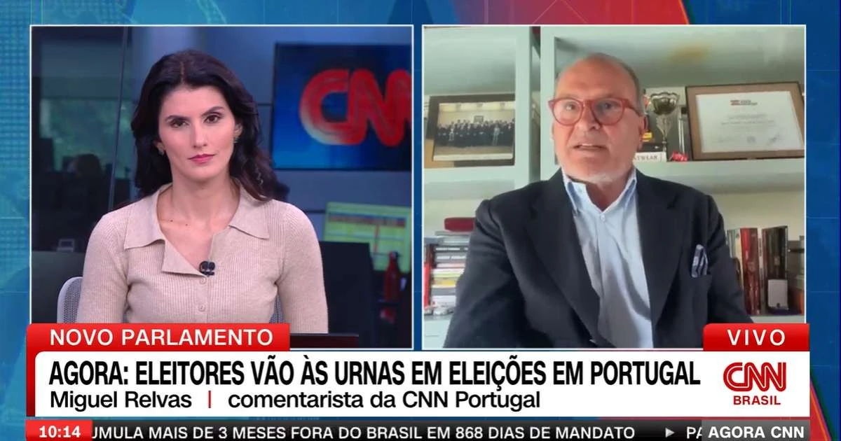 Comentarista português cita a Globo ao falar ao vivo na CNN Brasil