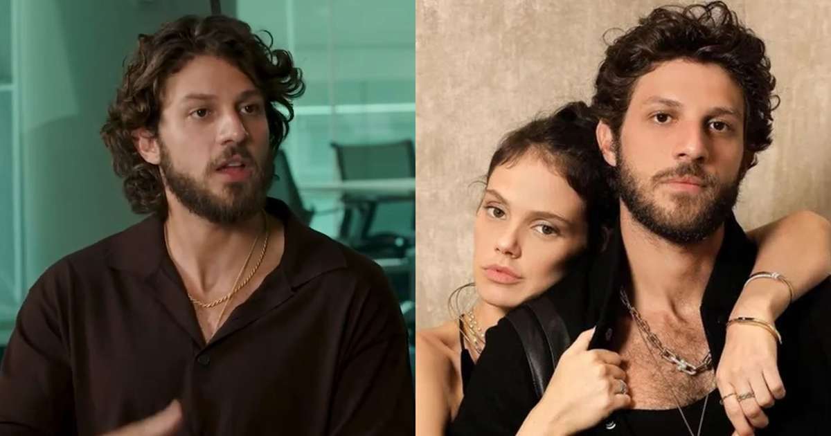 Chay Suede expõe preocupação com a vida sexual da esposa: 'Que ela seja feliz'