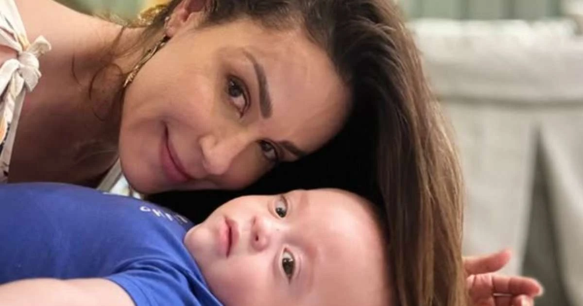 Nadja Haddad celebra aniversário de gêmeo sobrevivente do parto: 'Me fizeram mãe'