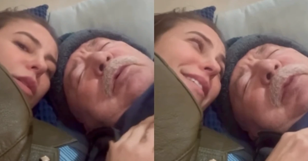 Paolla Oliveira exibe momento emocionante com o pai, que enfrenta momento delicado de saúde