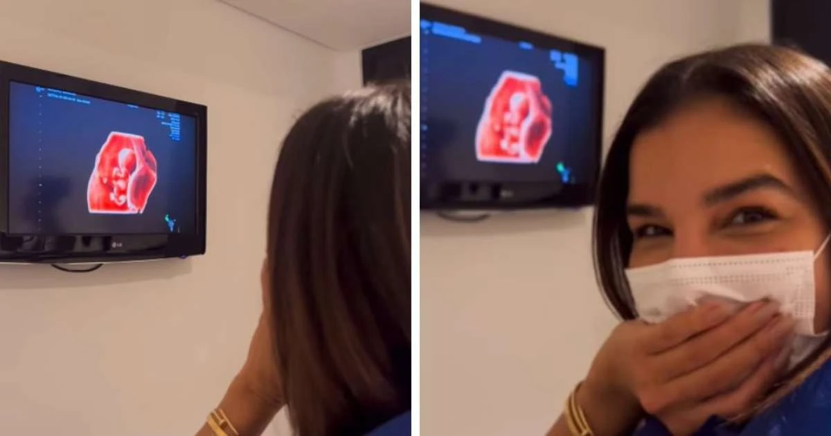 Mariana Rios mostra ultrassom do filho pela primeira vez: 'Sinto fluir'