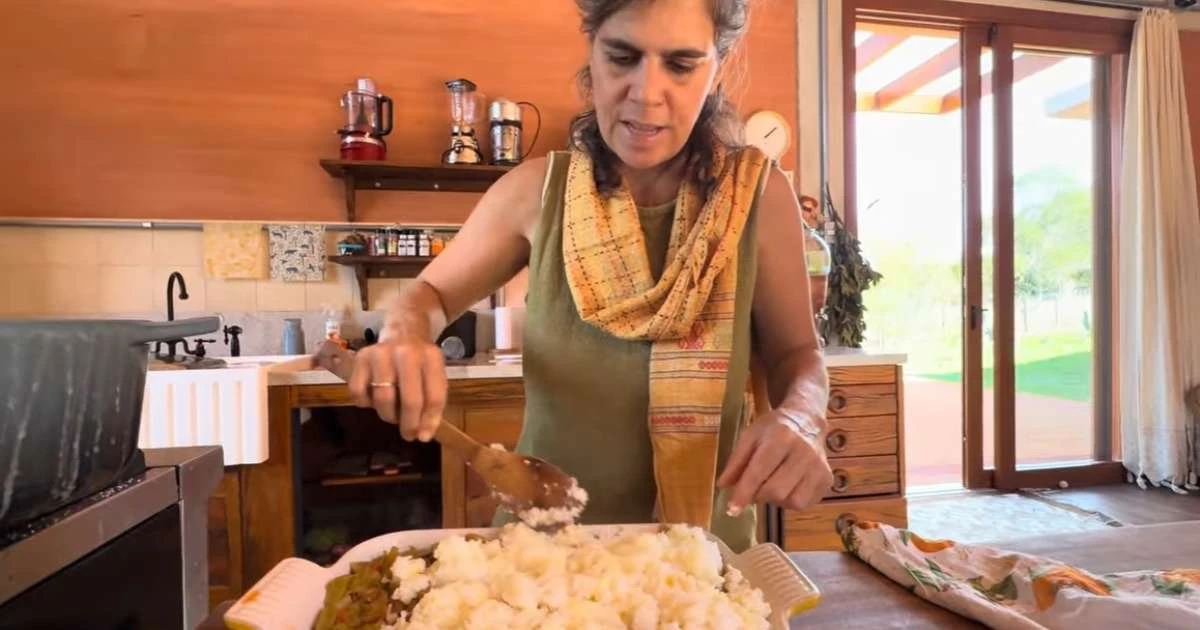 Devota de Krishna, filha de Ana Maria Braga ensina receitas na web e critica contratação de babás