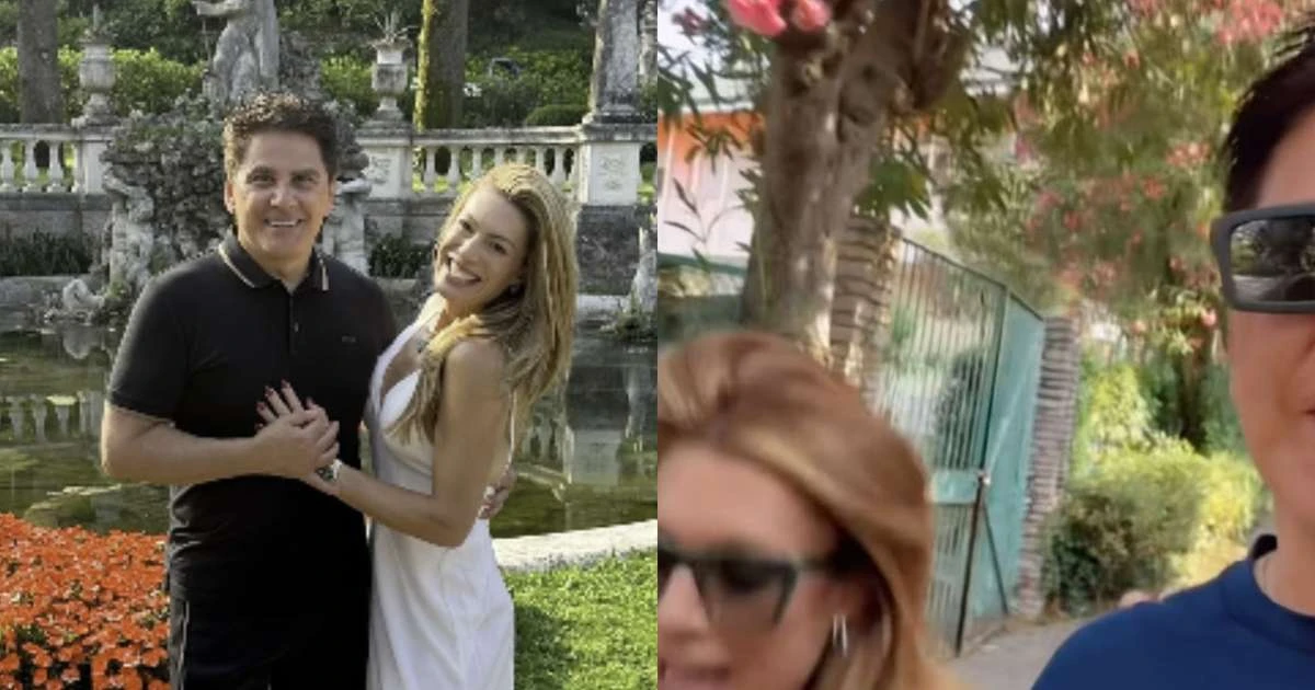 Susto! Elaine Mickely sofre queda em passeio com Cesar Filho: 'Bem inchado'