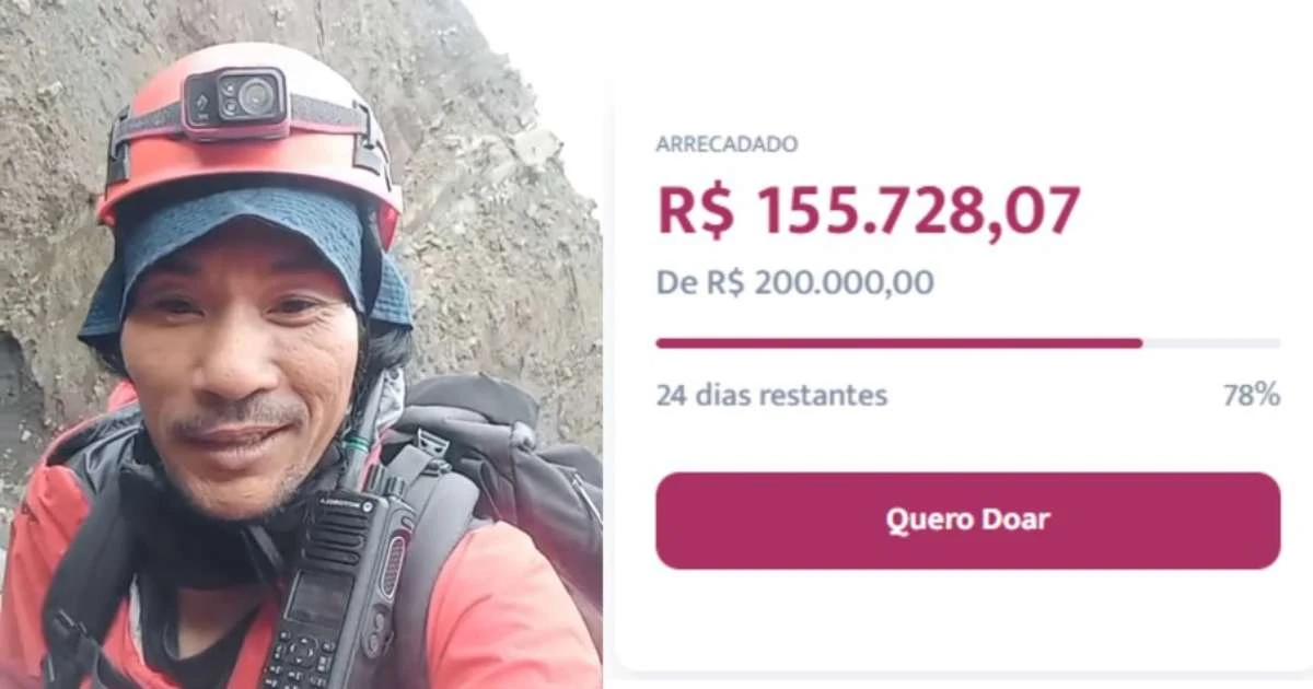 Ele salvou Juliana Marins na Indonésia e agora está sendo ajudado com uma vaquinha
