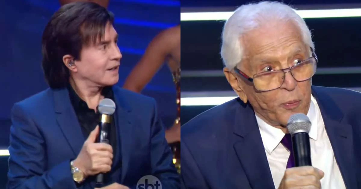Xororó e Carlos Alberto de Nóbrega ficam perto no Troféu Imprensa após briga por causa de Sandy e Jr: 'Vontade de dar um soco'