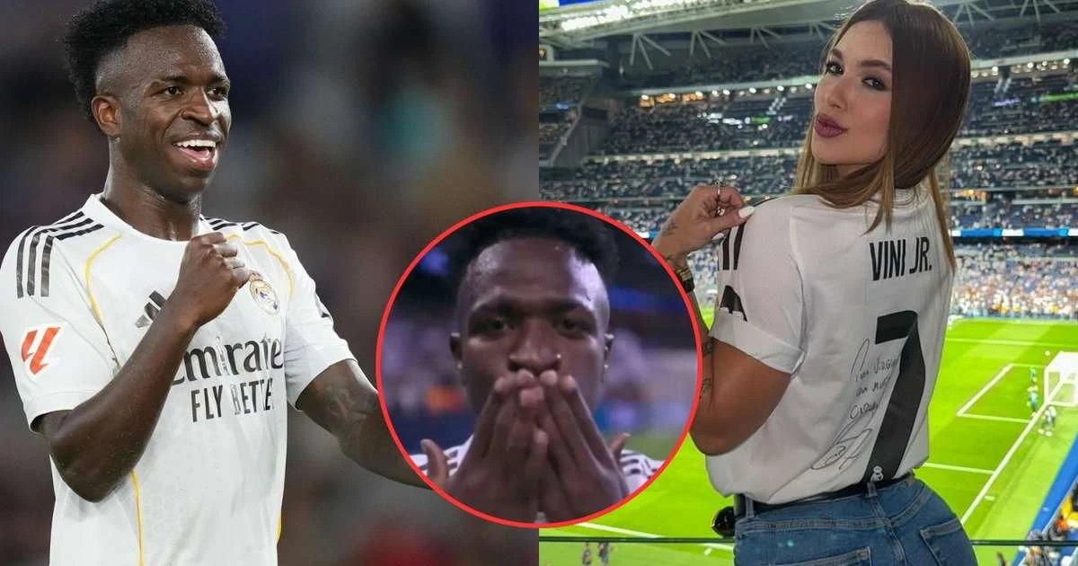 Vini Jr. mandou BEIJO para Virgínia em jogo do Real Madrid? Após confusão, jogador esclarece mensagem... e deixa fãs do casal frustrados