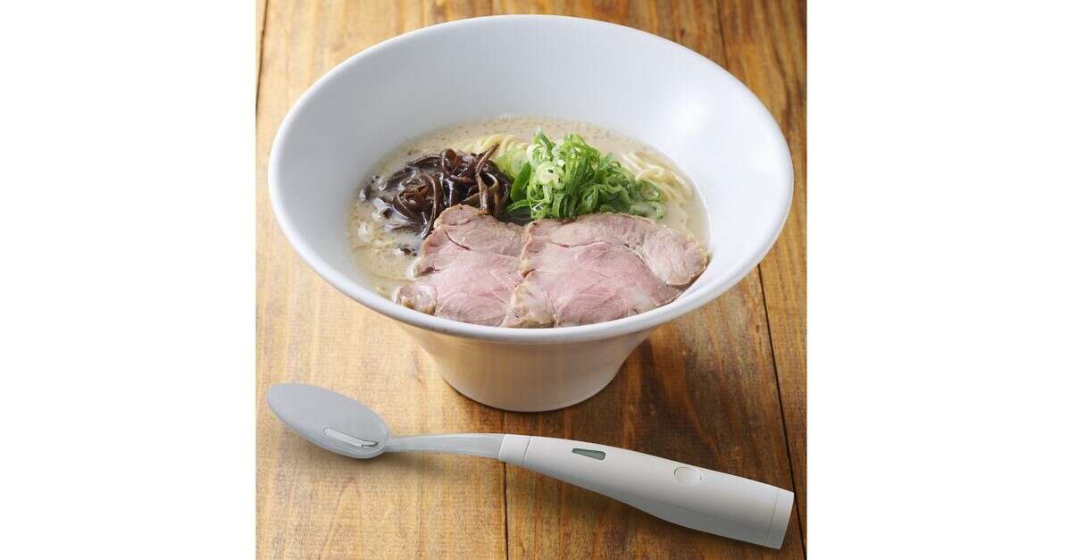 “塩分30％オフ”とんこつラーメン、一風堂が限定販売　電気で塩味増す食器「エレキソルト」活用