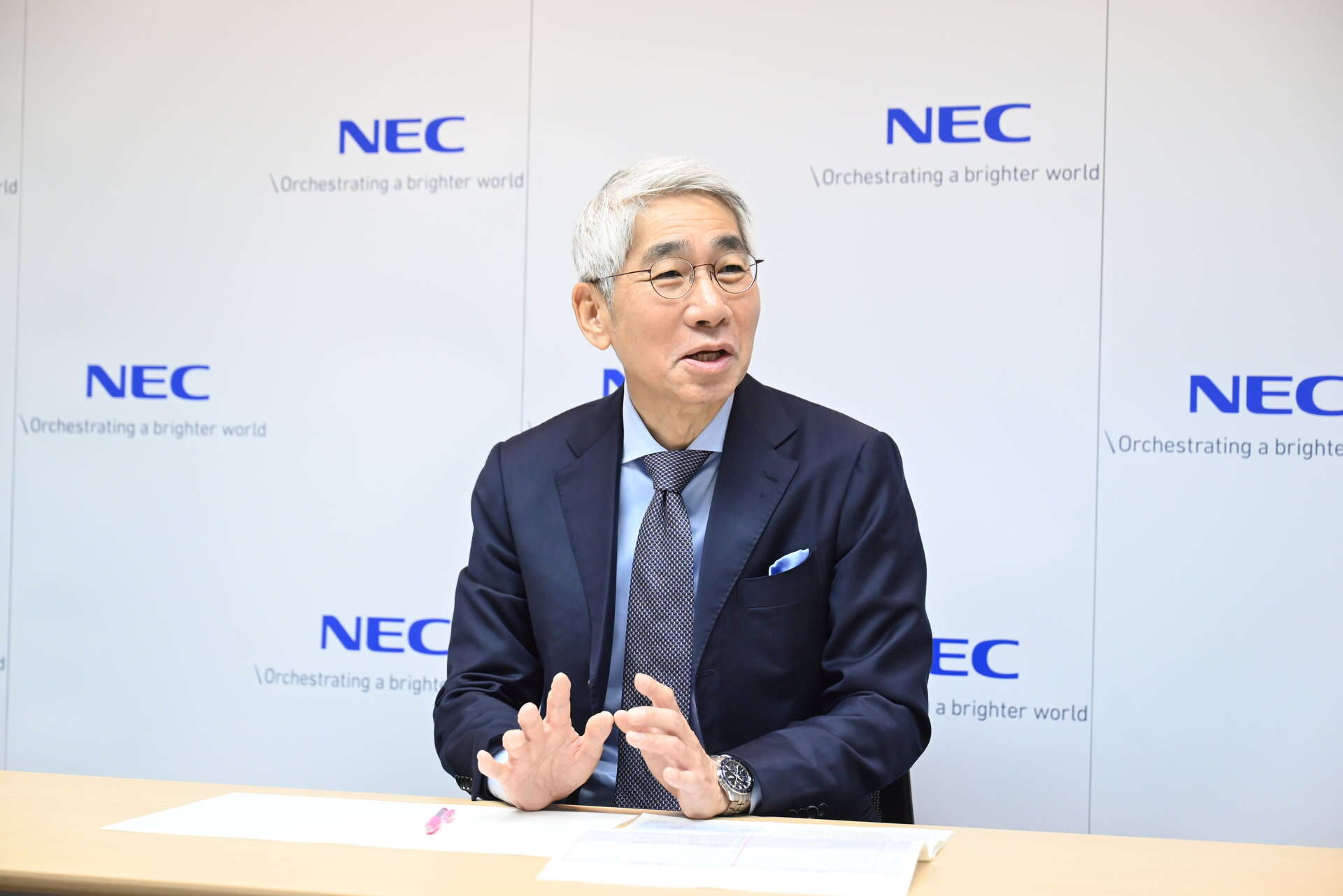 NECは生成AIでどう変わる？　トランプ政権誕生の影響は？　森田社長に聞いた