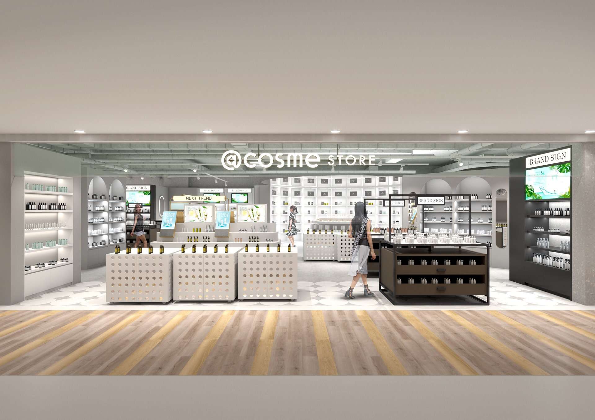 「@cosme STOREアミュエスト　博多店」リニューアル　再開発による集客拡大狙い、売り場面積を3倍に