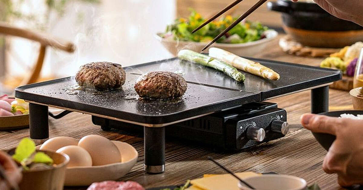 片面使いも両面使いも可能！　パーティー需要を意識　ドウシシャ、「evercook」初のホットプレートを発売