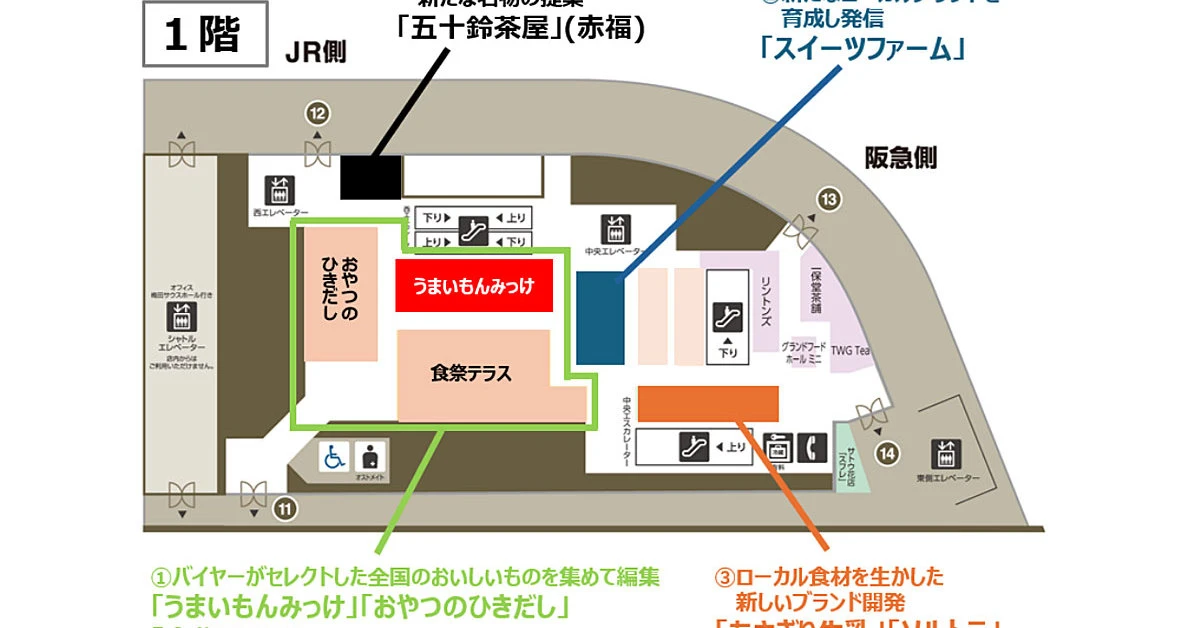 「阪神梅田本店」食品フロアを刷新　ローカルと王道デパ地下が融合