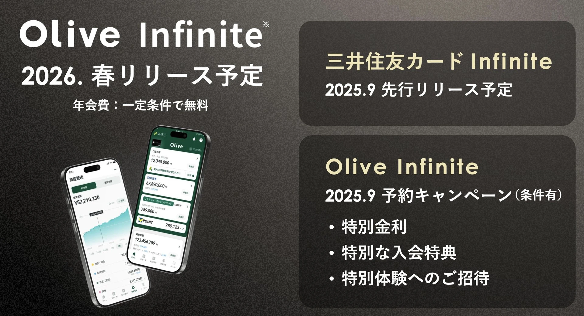 ブラックカードより上、「Infinite」　三井住友カード、最上位ランク導入の狙い