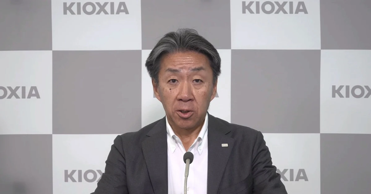 キオクシア社長「記録的な増収増益」　3カ月の売上収益1兆円、純利益は2990％増　好決算の背景は